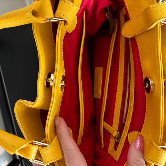 Dooney & Bourke Floral Bag - Yellow, Orange, and Red - Picture 10 of 12